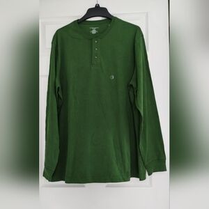 Saddlebred Forest Green  Henley Shirt